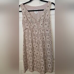 Suzi Chin for Maggy Boutique cream lace dress